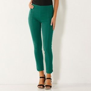 Blancheporte 7/8 ultra strečové kalhoty zelená 36