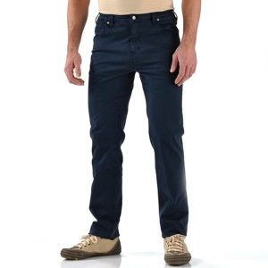 Blancheporte Tvilové rovné kalhoty námořnická modrá 54