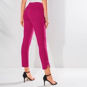 Blancheporte 7/8 ultra strečové kalhoty indická růžová 36