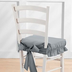 Blancheporte Potah na židli perlově šedá 2x 45x45cm