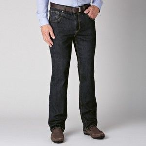 Blancheporte Speciální džíny pro větší bříško černá 54