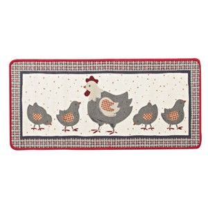 Blancheporte Kuchyňský kobereček slepice s kuřátky 46x98cm