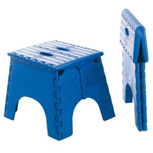Blancheporte Stabilní stolička modrá 27,5x23x25,5cm
