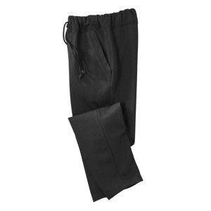 Blancheporte Rovné moltonové kalhoty černá 68/70  (4XL)