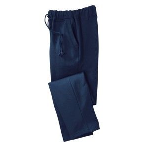 Blancheporte Meltonové kalhoty, rovný spodní lem nám.modrá 68/70