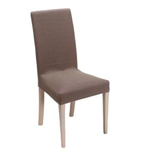Blancheporte Pružný jednobarevný potah na židli, sedák nebo sedák + opěrka hnědošedá sedák+opěradlo