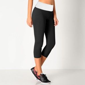Blancheporte Krátké sportovní kalhoty černá/bílá 54