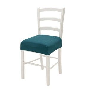 Blancheporte Pružný jednobarevný potah na židli, sedák nebo sedák + opěrka tyrkysová sedák+opěradlo