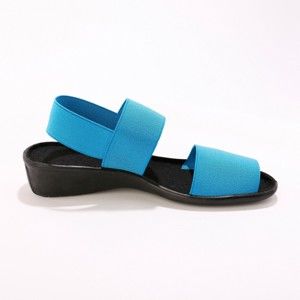 Blancheporte Elastické sandály tyrkysová 38