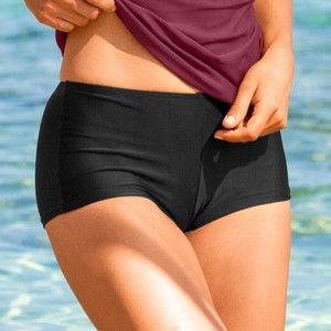 Blancheporte Plavkové boxerky Solaro, efekt plochého břicha černá 40