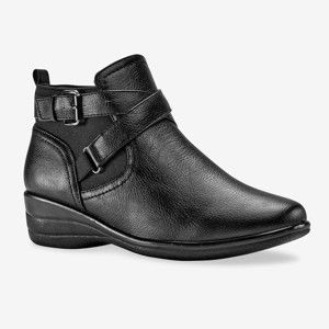 Blancheporte Kotníkové pohodlné boty černá 41