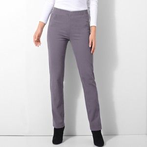 Blancheporte Tvarující kalhoty, efekt plochého bříška fialovošedá 52