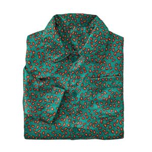 Blancheporte Saténové pyžamo zelená 127/136 (3XL)