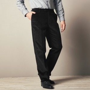 Blancheporte Kalhoty s pružným pasem, manšestr černá 50