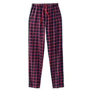 Blancheporte Pyžamové kalhoty s kostkovaným vzorem nám.modrá/červená 56/58