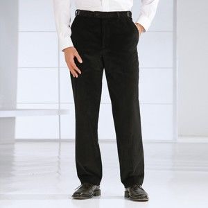 Blancheporte Manšestrové kalhoty, nastavitelný pas černá 42
