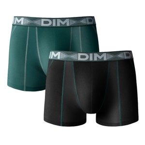 Blancheporte Boxerky 3D Flex Air Dim, sada 2 ks černá+zelená M