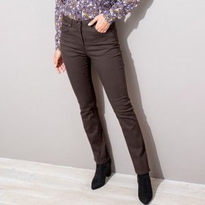 Blancheporte Tvarující kalhoty s 5 kapsami čokoládová 38