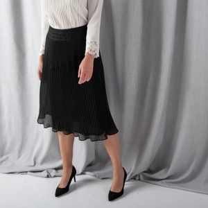 Blancheporte Midi plisovaná sukně černá 42