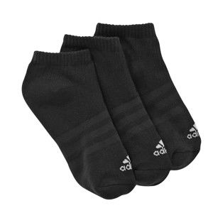 Blancheporte Černé nízké ponožky zn. Adidas, sada 3 párů černá 43/45