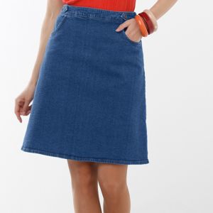 Blancheporte Džínová rozšířená sukně modrá 44