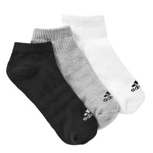 Blancheporte Nízké ponožky zn. Adidas, sada 3 párů bílá+šedá+černá 40/42