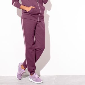 Blancheporte Sportovní kalhoty, dvoubarevné purpurová/lila 42/44