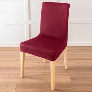 Blancheporte Pružný povlak na židli s optickým vzorem granátová samostatně