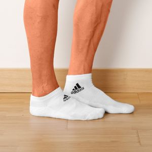 Blancheporte Bílé kotníčkové ponožky, sada 3 párů bílá 43/45