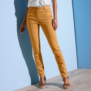 Blancheporte Úzké barevné kalhoty šafránová 52