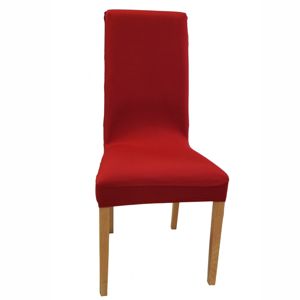 Blancheporte Jednobarevný bi-pružný potah na židli, sada 2 ks červená sada 2ks