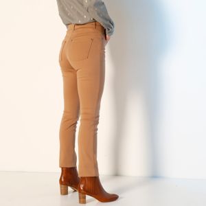 Blancheporte Strečové rovné kalhoty moka 52