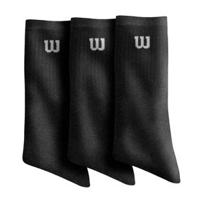 Blancheporte Sportovní ponožky Wilson, sada 3 párů černá 43/46