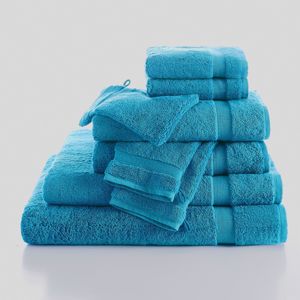 Blancheporte Jednobarevné froté 540g/m2 confort luxe tyrkysová 2x ručníky 50x100cm