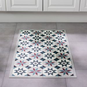 Blancheporte Vinylový koberec s efektem kostky šachovnice 120x170cm