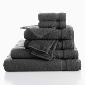 Blancheporte Koupelnové froté zn. Colombine,  luxusní kvalita 540g/m2 antracitová 2 ručníky 50x100cm