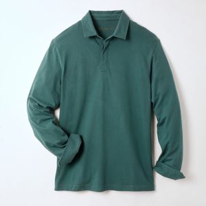 Blancheporte Jednobarevné polo tričko Öko-Tex zelená 87/96