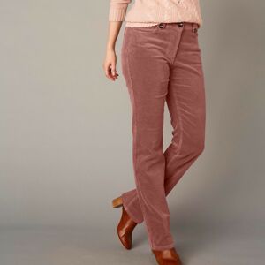 Blancheporte Rovné manšestrové kalhoty karamelová 36