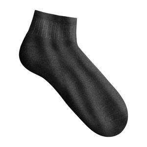 Blancheporte Sada 5 párů sportovních kotníkových ponožek černá 43/46
