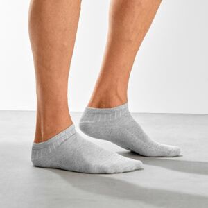 Blancheporte Sada 5 párů sportovních kotníkových ponožek šedý melír 39/42