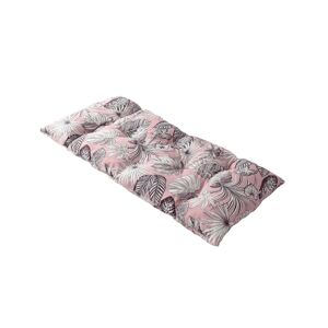Blancheporte Dlouhý dekorativní polštář s potiskem tropického vzoru růžová 120x60x6cm