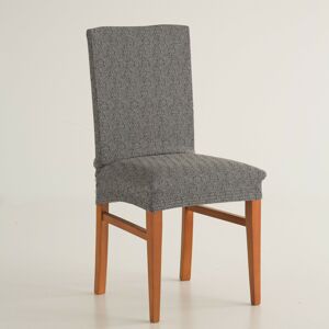 Blancheporte Pružný potah na židli se žakárovým grafickým vzorem šedá uni