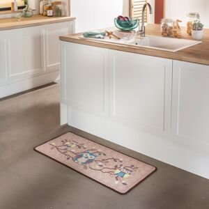 Blancheporte Kuchyňský koberec s potiskem soviček béžová 50x140cm