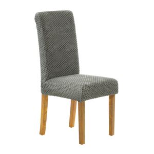 Blancheporte Bi-pružný potah na židli, geometrický vzor šedý melír na židli