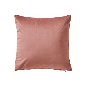 Blancheporte Sada 2 jednobarevných povlaků na polštář, samet růžová pudrová 35x60cm