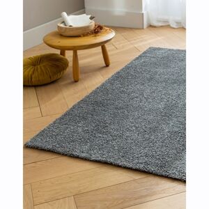 Blancheporte Jemný pohodlný koberec antracitová 50x90cm