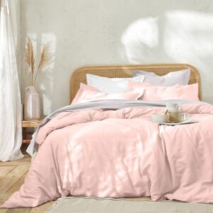 Blancheporte Jednobarevné povlečení, bavlna růžová pudrová povlak na polštář 40x40cm+lem