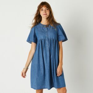 Blancheporte Džínové rozšířené šaty sepraná modrá 40