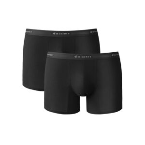 Blancheporte Sada 2 jednobarevných boxerek confort premium černá 93/100 (L)