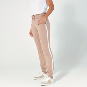 Blancheporte Sportovní kalhoty, dvoubarevné karamelová/bílá 54
